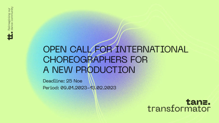 Open call for international choreographers for a new production.