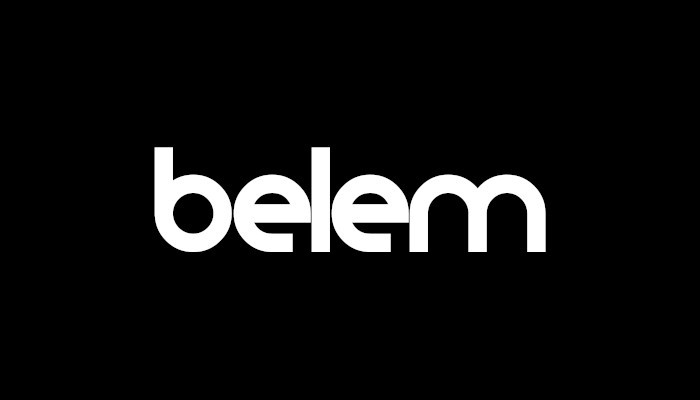 BELEM logo - name in lower case, rounded letters.