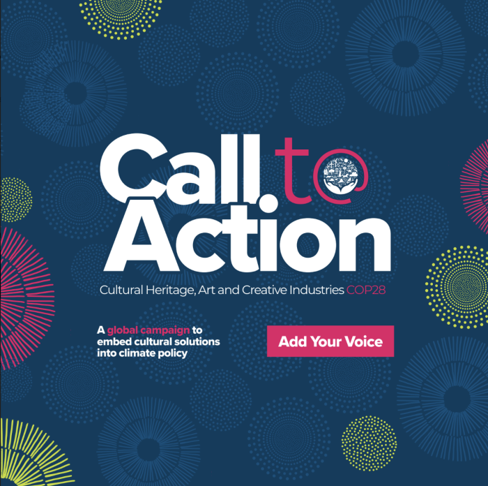 Call to Action - Cultural Heritage, Art and Creative Industries