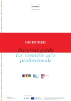 Cover for Life Off-stage: Survival Guide for Creative Arts Professionals. Title text on a white background with a red strip cutting across.