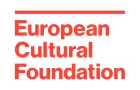 European Cultural Foundation logo - name in firetruck red in a bold, simple font.