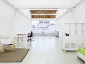 An empty, studio space. 
