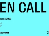 Text of the call on a bright coloured background.