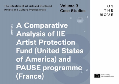 Title of the publication on a coloured background.