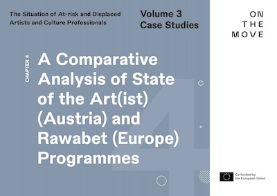 Title of the publication on a coloured background.