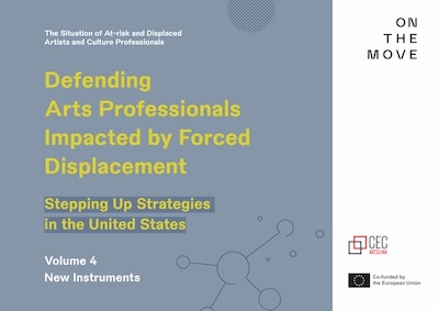 Title of the publication on a grey background. 