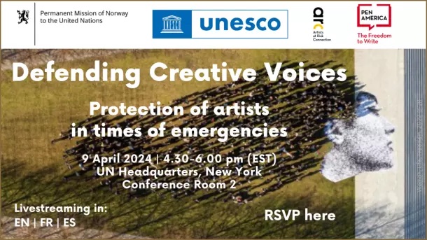 UNESCO and Artists at Risk Connection: Defending Creative Voices ...