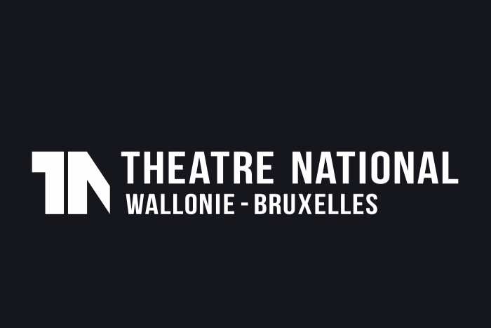 Théâtre National Wallonie-Bruxelles logo, with big chunky T and N brushed up against each other.
