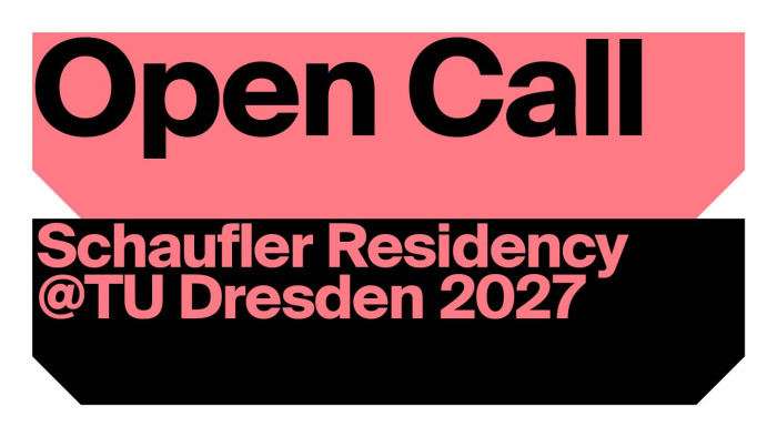 Title of the call on a coloured background. 