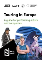 Cover for easy read version of Touring in Europe.