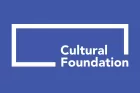 A white rectangle on a blue background, with 'Cultural Foundation' in the lower right corner, as if an element on a circuit.