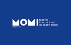 MOMI festival logo - the two Ms are filled in to create spiky crowns.