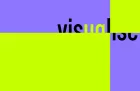 Graphic for Visualise call out - the word visualise semi obscured by clocks of purple and green.