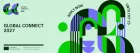 Title of the call with geometric shapes. 
