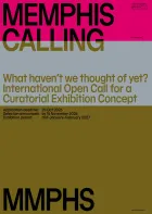 Text of the call on various coloured background. 