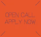 'Open call apply now' on a coloured background. 