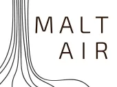 Tree-like lines on the left with 'Malt AIR' text on the right.