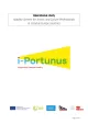 Cover for i-Portunus Operational Study. Title and i-Portunus logo evoking a lighthouse.